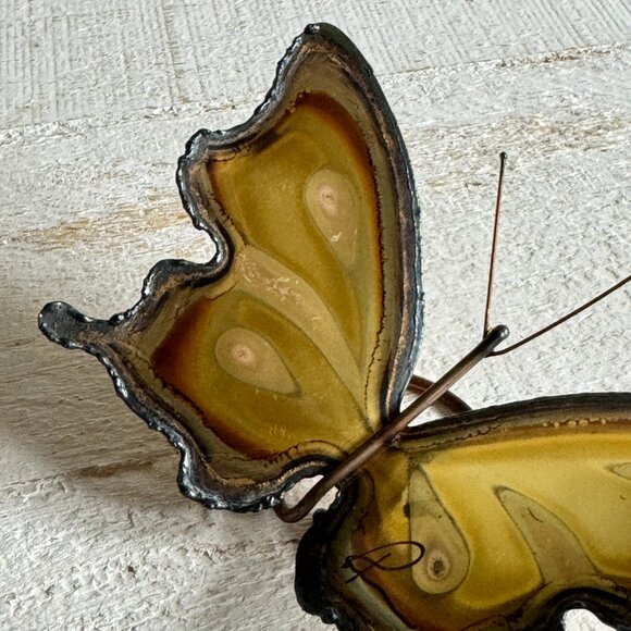 Vintage Metalwork Butterfly Mid Century Wall Decor - Picture 4 of 10
